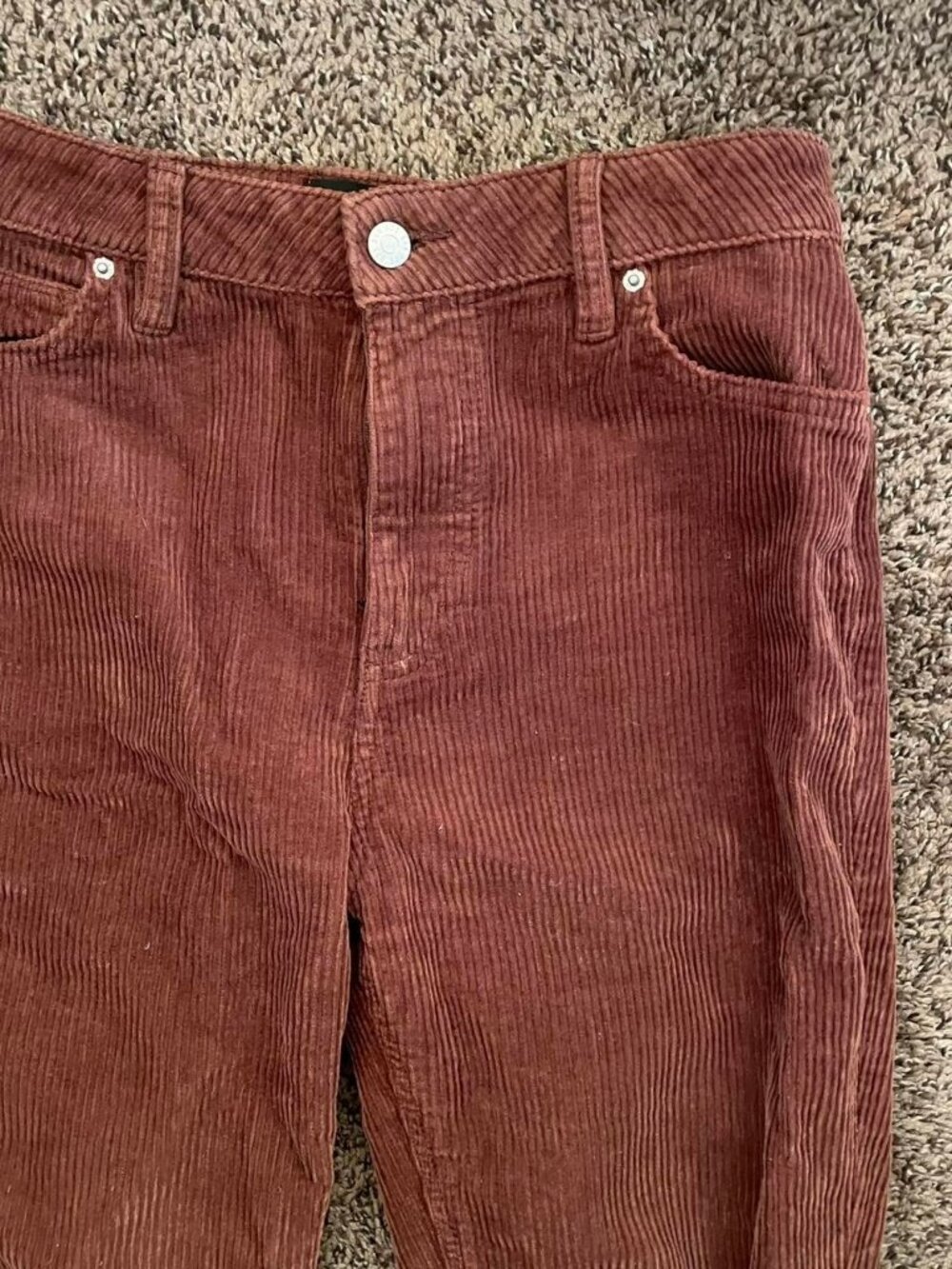 Urban Outfitters BDG brown corduroy capri mom pants